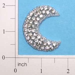 Half Moon Rhinestone Applique