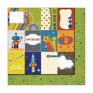 Fancy Pants To The Moon Double Sided Cardstock 12X12 Cards; 25 Items 