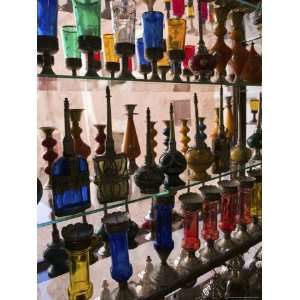  Moroccan Glassware Display, Ouarzazate, South of the High Atlas 