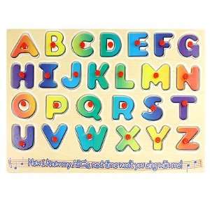  Como Educational A Z Alphabet Puzzle Matching Board DIY 