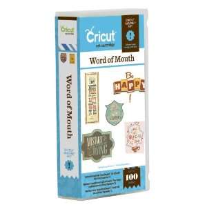    Cricut Imagine Art Cartridge, Word of Mouth Arts, Crafts & Sewing