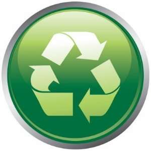 Recycle symbol sticker