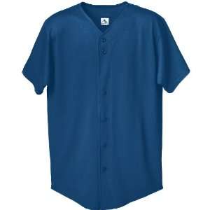 Augusta Sportswear Button Front Custom Baseball Shirt NAVY AS