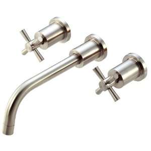 Schon SCL375SN Ulm Two Handle Above Counter Lavatory Faucet, Satin 