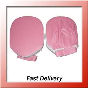   boxing punch bag glove hook and jab focus pad pink