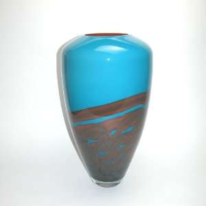  Aurora Art Glass Vase 20 Ht. 