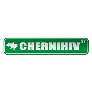     CHERNIHIV ST  STREET SIGN CITY UKRAINE