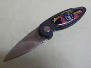 COLLECTIBLE AMERICAN BY BIRTH BOXED FOLDING KNIFE NEW  