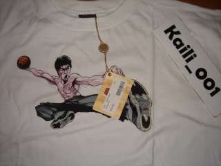 UNDRCRWN Bruce Lee Kickman Tee XL OG T shirt White  