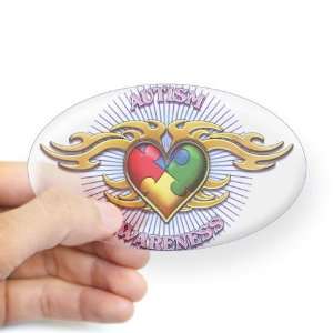  Autism Awareness Autism Oval Sticker by  Arts 