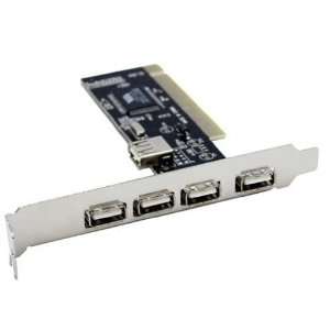  5 Port USB 2.0 PCI Host Card