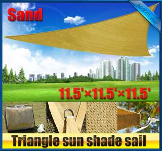 New Triangle 11.5 Sun Shade Sail Canopy  