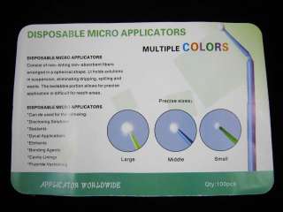 30Boxes Dental Lab Disposable Micro applicators Brushes  