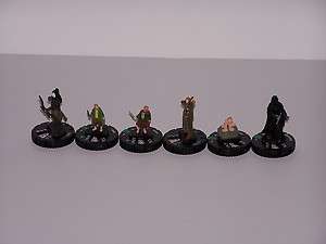 Lord of the Rings HeroClix Partial Set of Uncommon Miniatures  