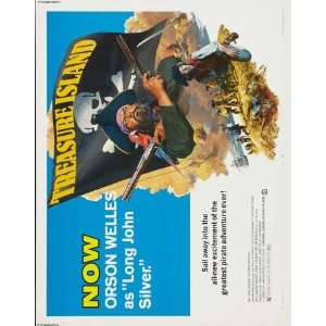  Treasure Island Poster Movie Half Sheet 22 x 28 Inches 