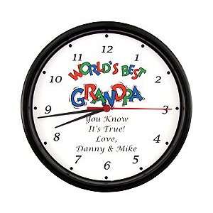 Grandpa Gifts   Personalized Grandpa Clock