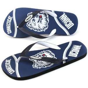  UConn Huskies Zori Flip Flops