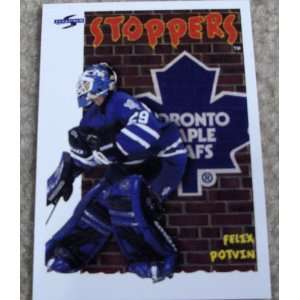 1995 1996 Score Felix Potvin # 316 NHL Hockey Stoppers Card  