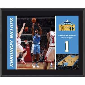 Denver Nuggets Chauncey Billups Sublimated 10x13 Plaque  