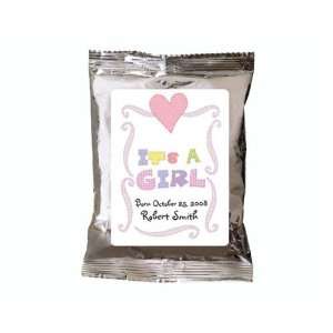 Wedding Favors Its a Girl Heart Announcement Design Personalized Iced 
