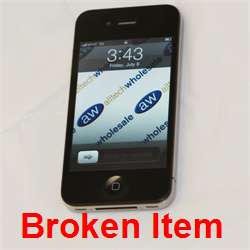 Apple iPhone 4 16GB BROKEN AS IS (AT&T) 5.0.1   Black   FOR PARTS