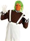 The Adult Factory Worker Oompa Loompa Fancy Dress Costume includes;