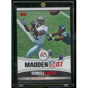  2006 Topps EA Sports Madden NFL 2007 Terrell Owens Dallas 