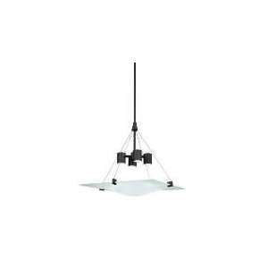 Sonneman Lighting 3402.25 HANDKERCHIEF LARGE UARE PENDANT, Satin Black 