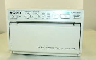 Sony UP 870MD Video Graphic Printer for Ultrasound