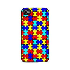  Autism Awareness Puzzle   iPhone 4 or 4s Cover Cell 