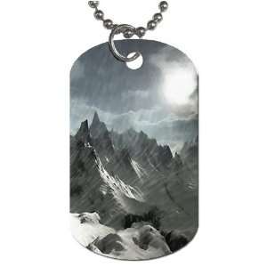  Mountains of Madness Dog Tag with 30 chain necklace Great 