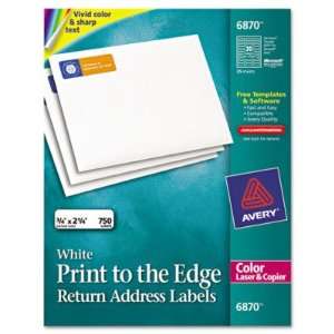  Avery Return Address Labels for Color Laser & Copier 