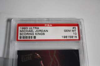 93 Ultra Michael Jordan Scoring Kings #5 PSA GEM MINT 10 Trading Card 