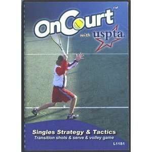  USPTA Singles Transition Shots, Serve, Volley   Sports 