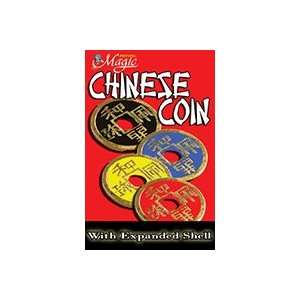  Expanded Chinese Shell w/Coin  BLUE  Money Magic T Toys & Games