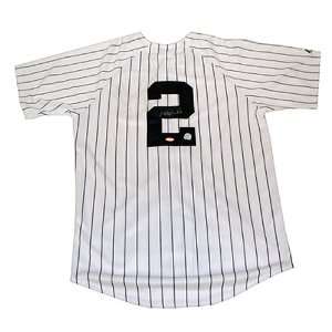  Derek Jeter Replica Yankee Jersey   Signed On Back Number 