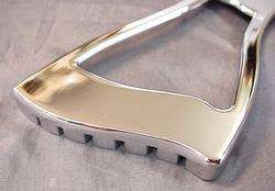 NICE CHROME GUITAR TAILPIECE FOR HOLLOWBODY ARCHTOP  