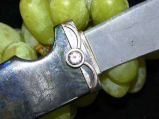 METEORITE MUONIONALUSTA KNIFE WITH SPECTROLITE HANDLE  