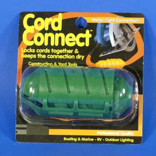 Cord Connects Locking Water Tight Connection, Green 085045000055 