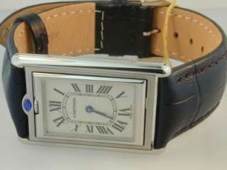 Cartier LargeTank Basculante Reverso S/S Manual Wind Watch  