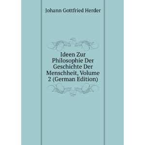   Menschheit, Volume 2 (German Edition) Johann Gottfried Herder Books