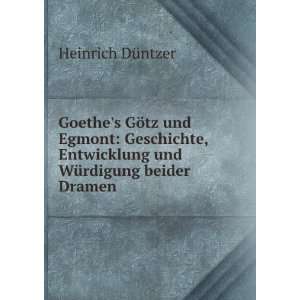   Dramen Johann Heinrich Joseph DÃ¼ntzer Heinrich DÃ¼ntzer  Books