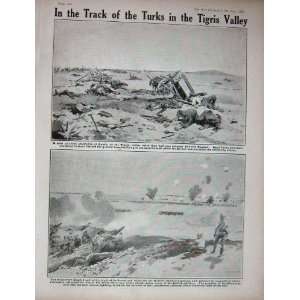   1917 WW1 British Soldiers Azizia Tigris Valley Bagdad