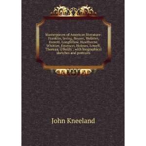    with biographical sketches and portraits John Kneeland Books