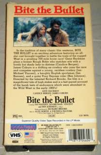 BITE THE BULLET VHS MOVIE, Goodtimes 1975   Gene Hackman & Candice 