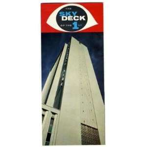   Sky Deck of the 1st Brochure Denver Colorado 1960s 