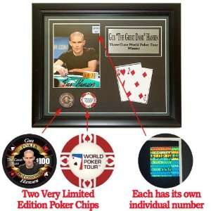 Trademark Poker Gus Hansen Limited Edition Collectible Plaque  