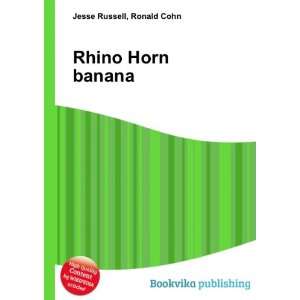  Rhino Horn banana Ronald Cohn Jesse Russell Books