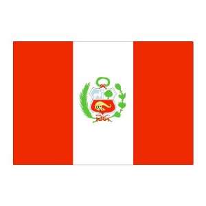  Peru 6 x 10 Nylon Flag With Seal Patio, Lawn & Garden