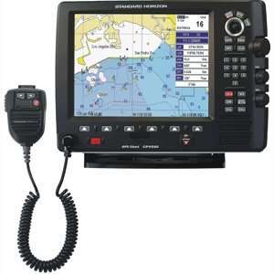 STANDARD CPV550 BLACK 12IN GPS CHARTPLOTTER W/ VHF  Sports 